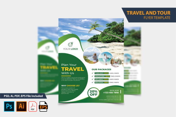 Download Travel &amp; Tour Flyer Design Template - Template Collection