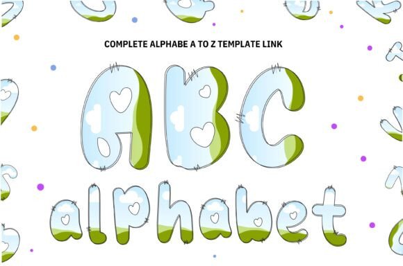 Download Canva Doodle Valentine Alphabet Editable - Doodle valentine Collection