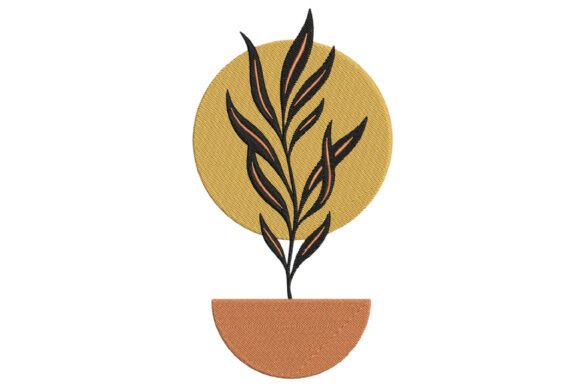 Download Boho Plant Embroidery Design - Plant embroidery Collection
