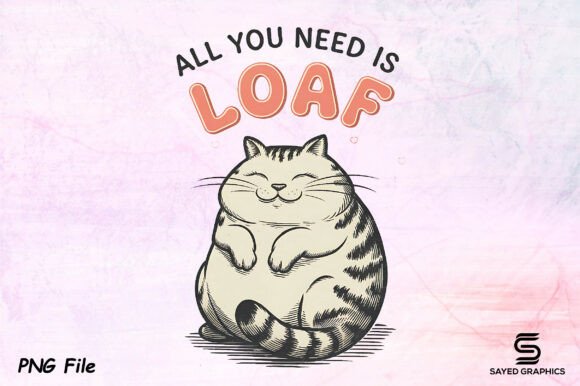 Download Vintage Valentine's Day Cat PNG Design - Premium Bundle