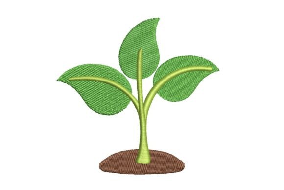 Download Growing Plant Embroidery Design - Plant embroidery Collection