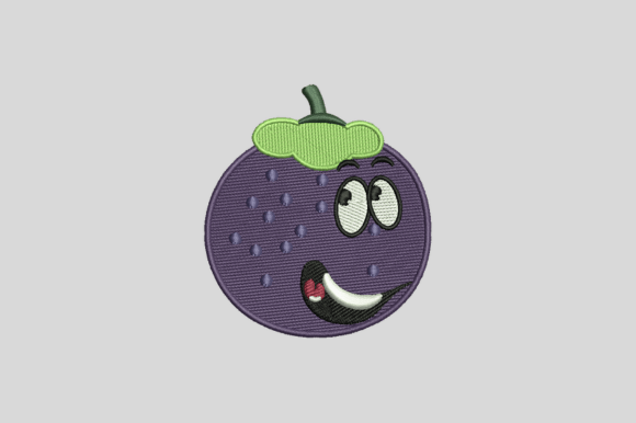 Download Purple Egg Plant Embroidery Design - Plant embroidery Collection